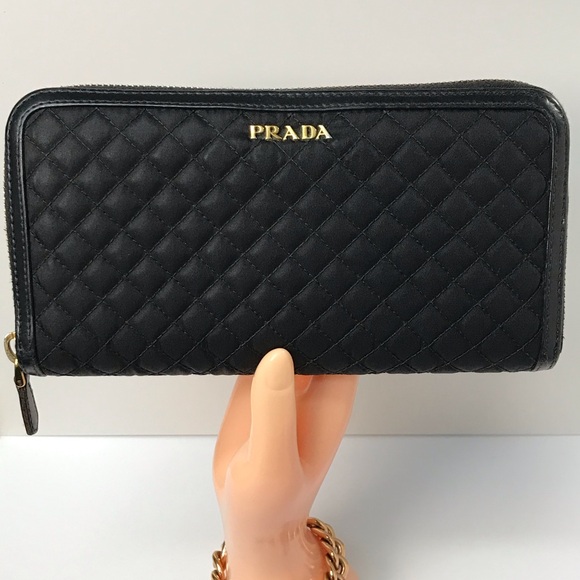 PRADA Tessuto Quilted Long Zip Around Wallet ππ€ - Picture 11 of 17